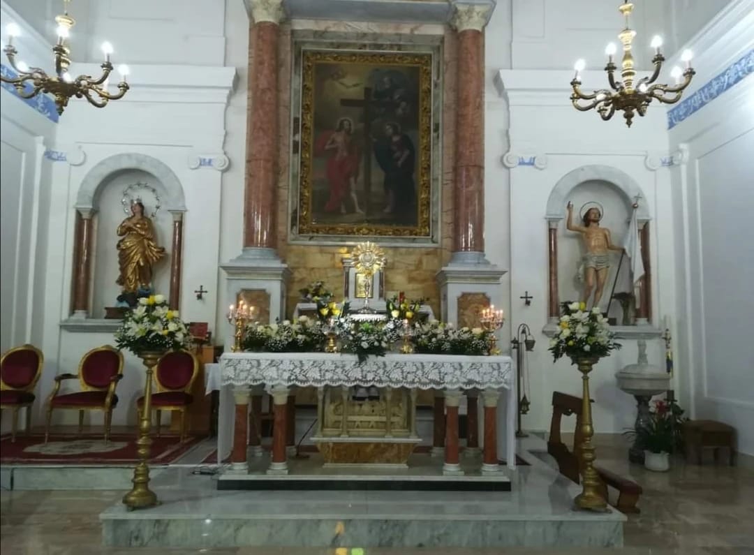 Interno della chiesa di Gesù e Maria